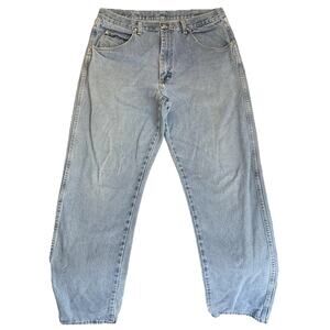 Pro Gear Men Jeans 36X34 Light Blue Denim PG105SW 34" Inseam Mid Rise